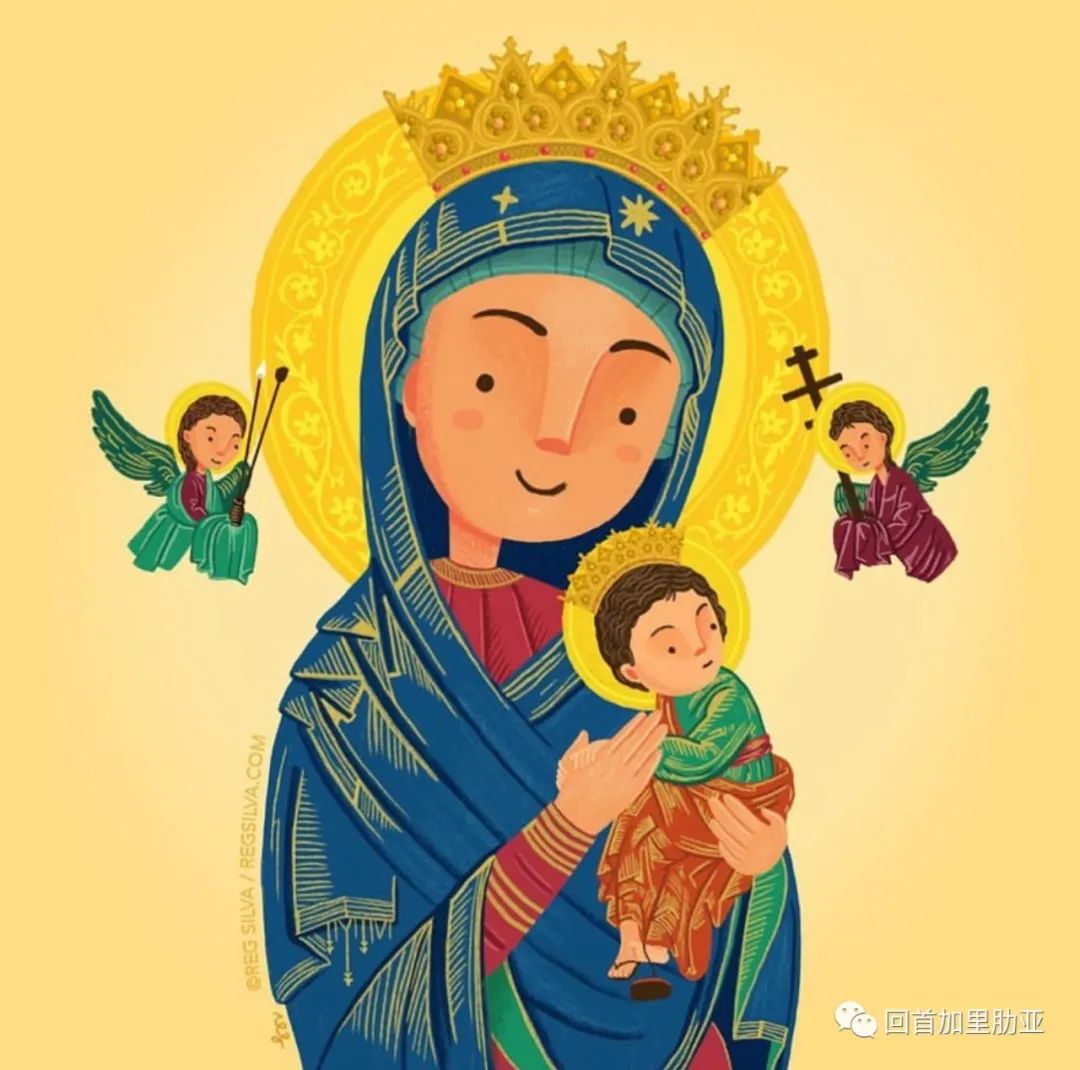 她保护小耶稣，也保护我们 - Happy Feast Day of Our Mother of Perpetual Help