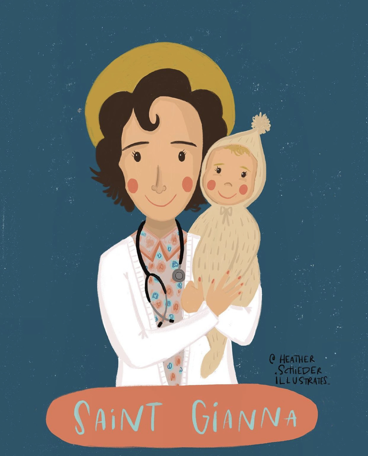 她在日常中赢得天堂- St. Gianna