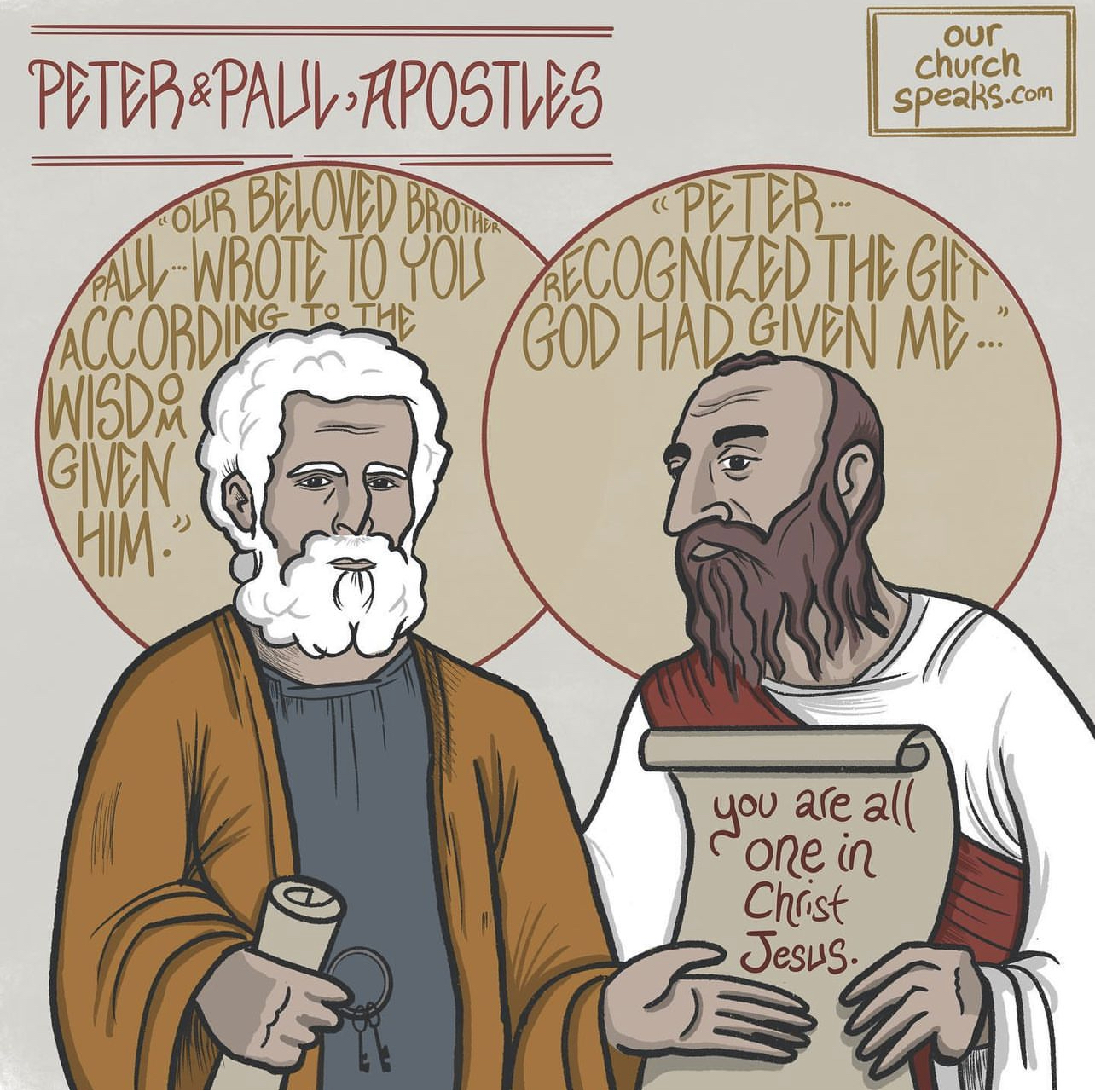 Sts. Peter & Paul - 他俩都有过不光彩的过去，但是...他们却成为了教会的柱石